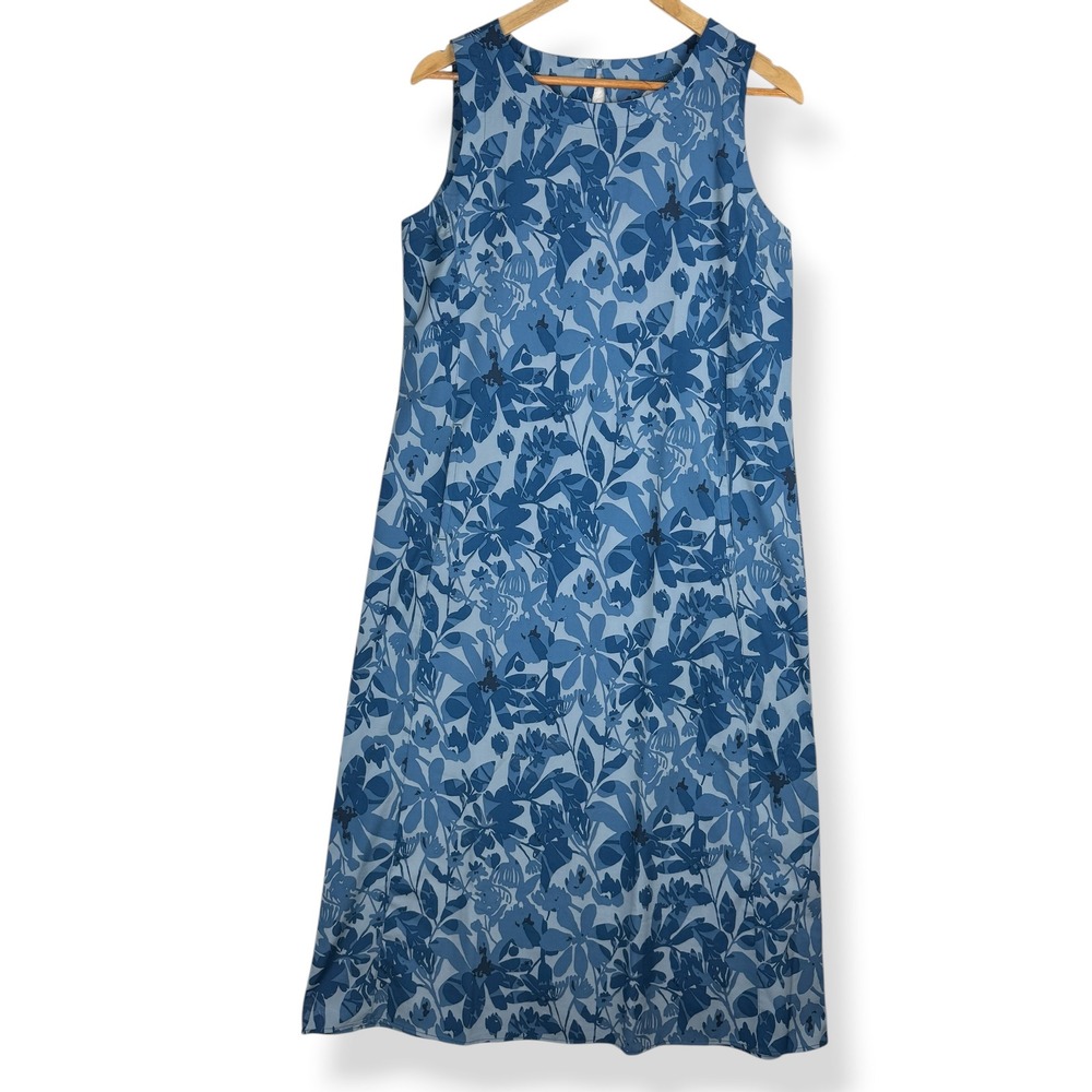 Ripskirt Sun Dress Size Small Floral Coastal Beachy Travel Maxi Resort Pockets